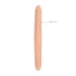 RealRock Double Dong 14 - dvostruki dildo (36 cm) - prirodna boja