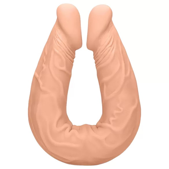 RealRock Double Dong 14 - dvostruki dildo (36 cm) - prirodna boja