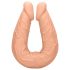 RealRock Double Dong 14 - dvostruki dildo (36 cm) - prirodna boja