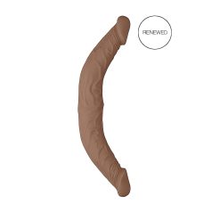   RealRock Double Dong 14 - dupli dildo (36cm) - tamno prirodna boja