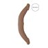 RealRock Double Dong 14 - dupli dildo (36cm) - tamno prirodna boja