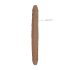 RealRock Double Dong 14 - dupli dildo (36cm) - tamno prirodna boja