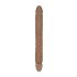 RealRock Double Dong 14 - dupli dildo (36cm) - tamno prirodna boja