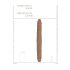 RealRock Double Dong 18 - dupli dildo (46cm) - tamno prirodno