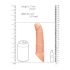 RealRock penis rukav 21cm - prirodno