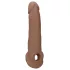 RealRock Penis Rukavac 9 (21,5 cm) - tamna prirodna boja