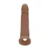 RealRock Penis Rukavac 9 (21,5 cm) - tamna prirodna boja