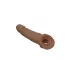 RealRock Penis Rukavac 9 (21,5 cm) - tamna prirodna boja