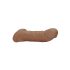 RealRock Penis Rukavac 9 (21,5 cm) - tamna prirodna boja
