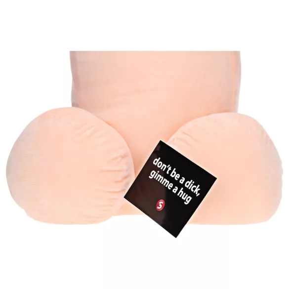 Plišani zagrljaj penis - 60cm (prirodna boja)