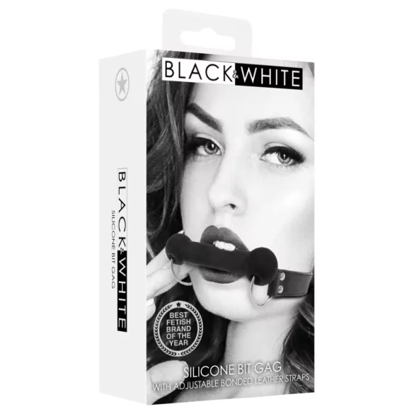 Ouch! - gag u obliku kosti (crna)