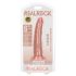 RealRock Slim - реалистичан дилдо - 15.5cm (природна боја)
