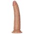 RealRock Slim - realistični dildo 15,5cm (tamna prirodna boja)