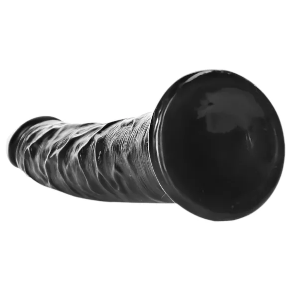 RealRock Slim реалистичан дилдо - 15,5cm (црна)