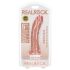 RealRock - realističan dildo sa vakumom - 15,5cm (natur)