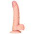 RealRock - realistični dildo sa vakuumom, 15,5cm (natur)