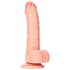 RealRock - realistični dildo sa vakuumom, 15,5cm (natur)