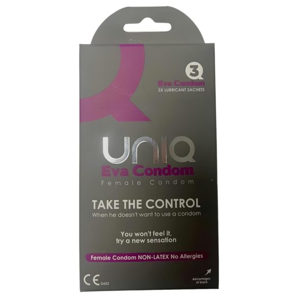 Uniq Eva - latex-free ženski kondom (3 kom)