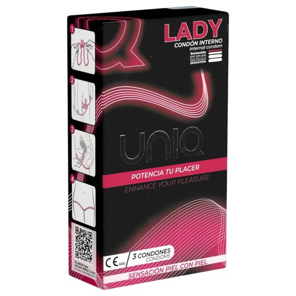 Uniq Lady - ženski kondom (3kom)
