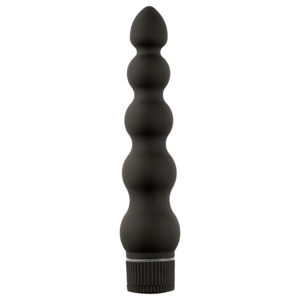 Crna magija 7 - kruti analni vibrator sa 5 kuglica (crni)