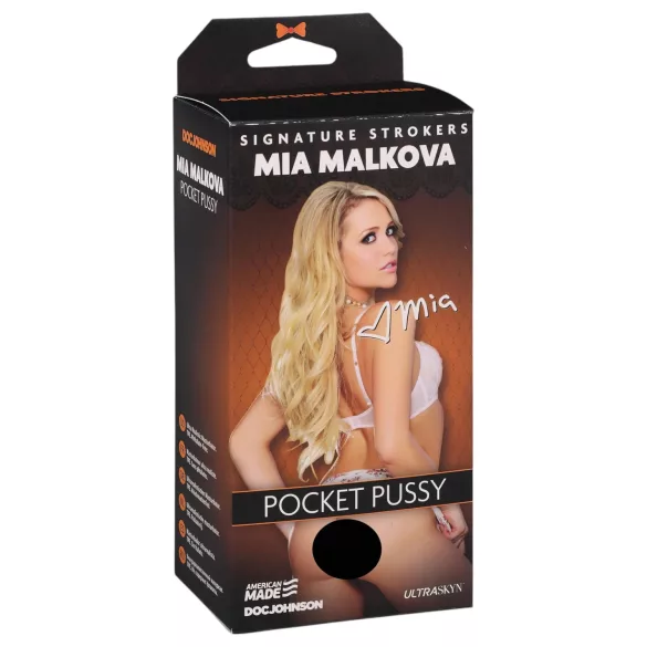 Doc Johnson Mia Malkova - realistična Ultraskyn veštačka vagina (boja kože)