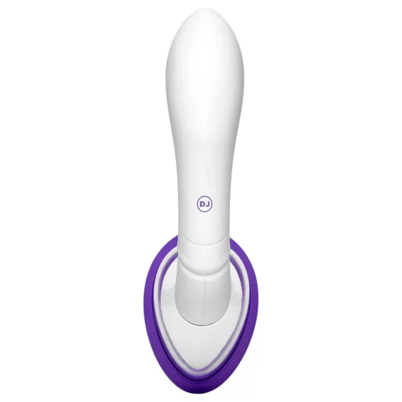 Doc Johnson Intimate - set vibracionih vakuum pumpi (ljubičaste)