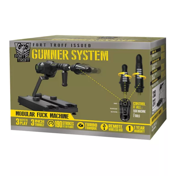 Doc Johnson Gunner System - Секс машина (црна)