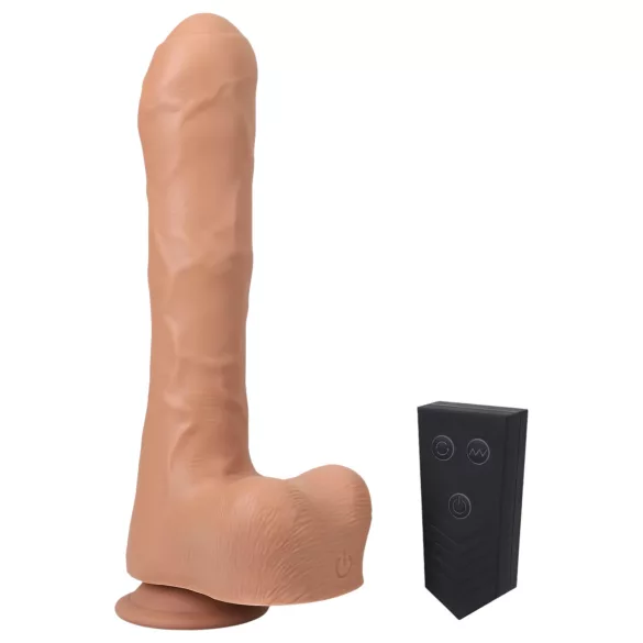 Doc Johnson Mini F-Machine bež - radiofrekventni gurajući vibrator