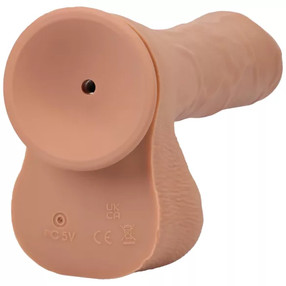 Doc Johnson Mini F-Machine bež - radiofrekventni gurajući vibrator