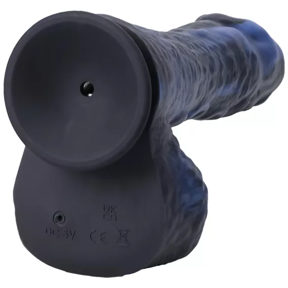 Doc Johnson Mini F-Machine - plavi radio-vibrator sa čudesnim uvrtanjem
