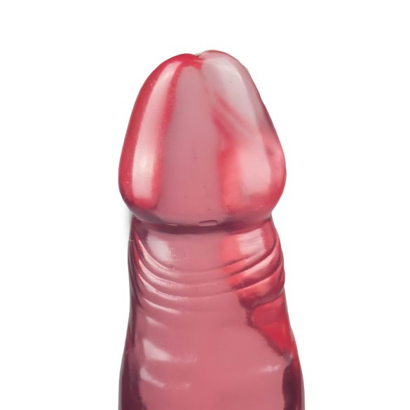 Crystal Jellies - pink analni dildo sa usisnom čašom