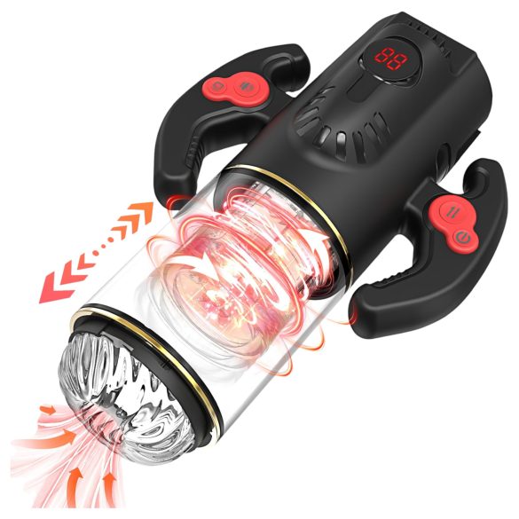 AlvUp - rotirajući masturbator (crni)