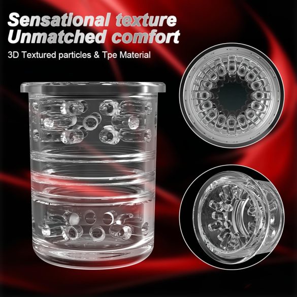 AlvUp - rotirajući masturbator (crni)