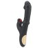 Wilson - crni vibrator sa klitoralnim stimulatorom