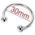 Nerđajući čelični prsten za odlaganje ejakulacije (30mm)