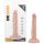 Dr. Skin 5 - realist. dildo sa vakumom - prirodno (14,5cm)
