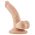 Dr. Skin 4 - Prirodni dildo sa testisima i vakumom (12cm)