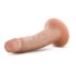 Dr. Skin 5,5 - Pravi dildo sa vakumom - prirodna boja (14cm)