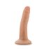 Dr. Skin 5,5 - Pravi dildo sa vakumom - prirodna boja (14cm)