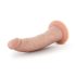 Dr. Skin 7 - realistični dildo s vakumom - natur (17,5 cm)
