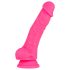Blush Neo – dildo sa vakumskom bazom – 19 cm (roze)