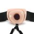 Dr. Skin 6,5 - šuplji strap-on dildo - 15cm (natural)