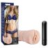 M for Men Ashley - Vibrirajuća prirodna vagina