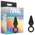 Anal Avantura Platinum S - crni analni čepić - mali