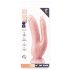 Dr. Skin 8 - Prirodni dvostruki dildo sa vakuum bazom