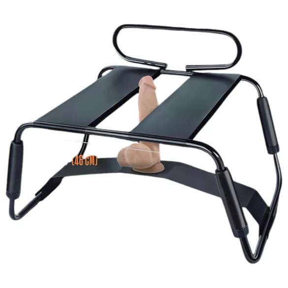 Temptasia - seks stolica s vibratorom (crno-prirodno)