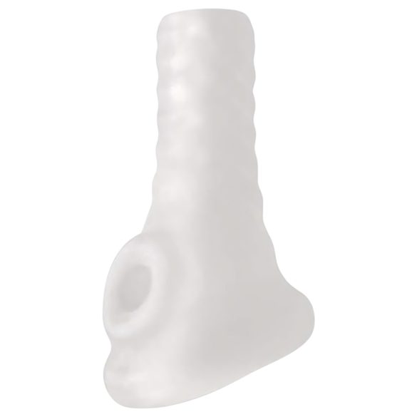 Perfect Fit Breeder - otvoreni penis rukav (10 cm) - bela