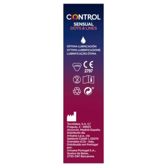 Control - ребраст, тачкаст кондом (12 ком)