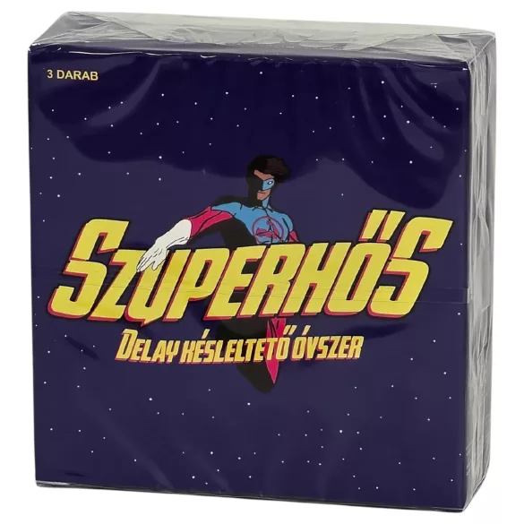 Superheroj - kondom sa odloženim dejstvom (3 komada)