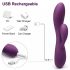 Engily Ross Bacall 2.0 - G-tačka vibrator sa stimulatorom klitorisa (ljubičasti)